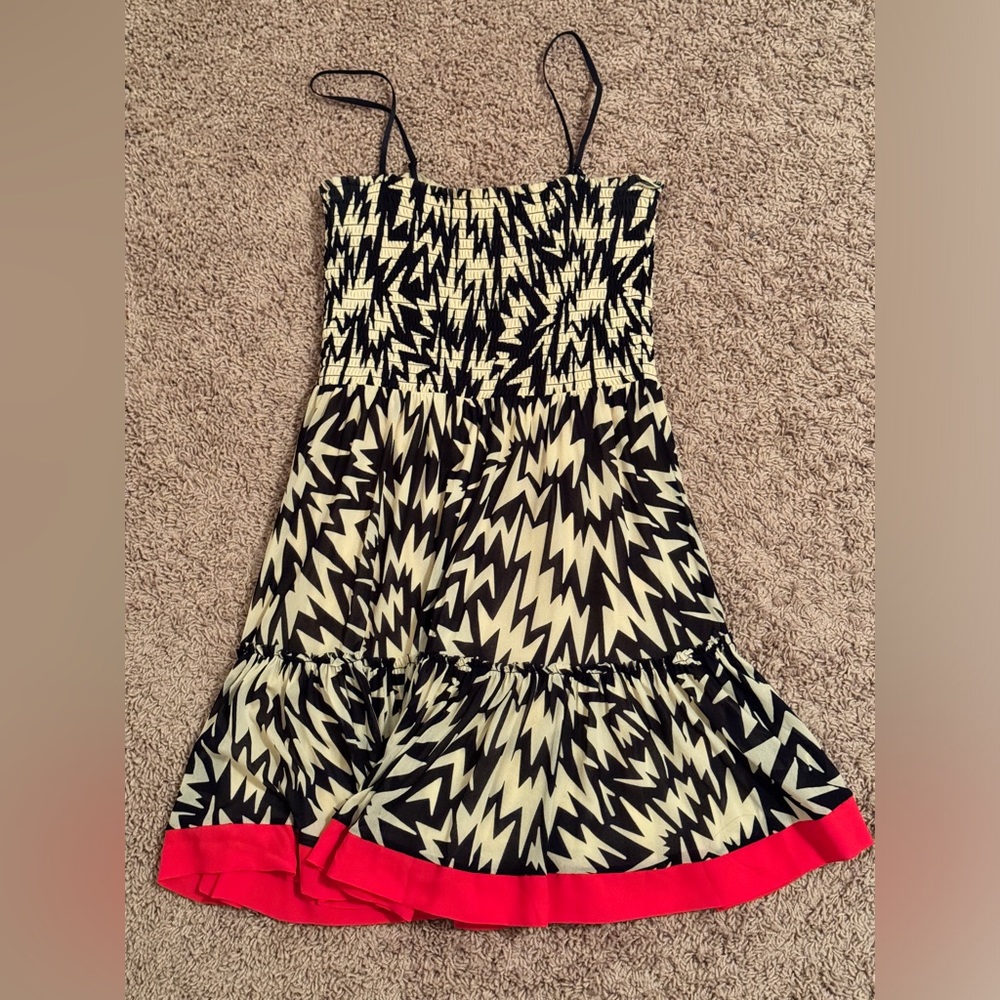 Juicy Couture Smocked Casual Printed Sundress